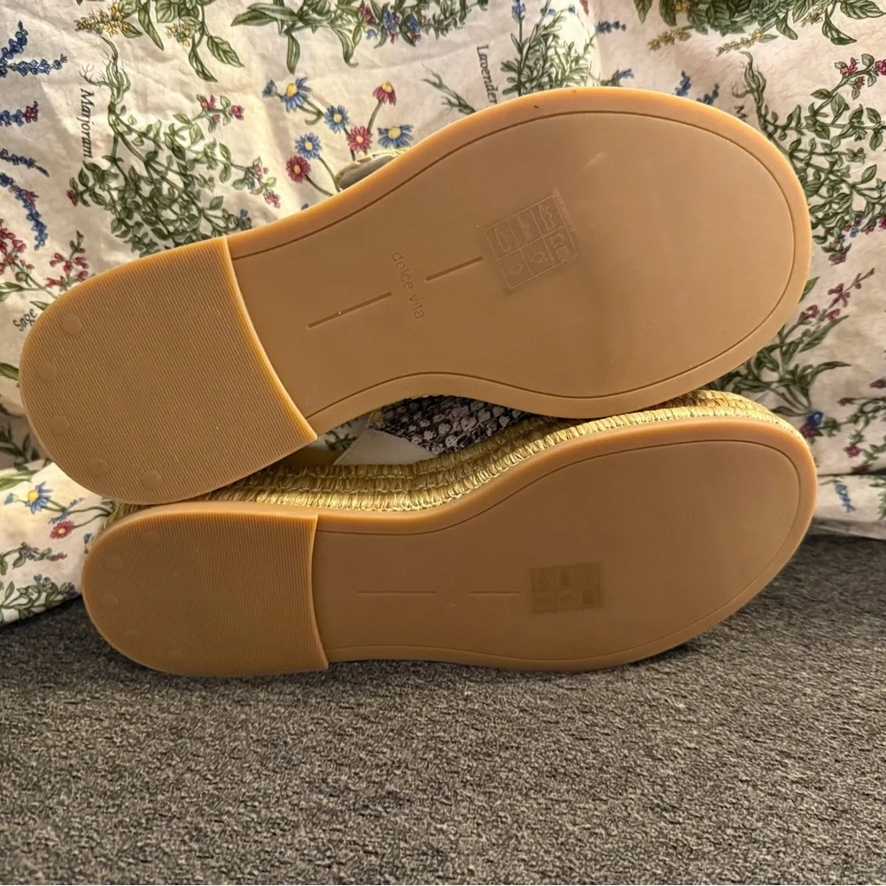 New Dolce Vita Wanika Snake Print Platform Sandals size 7.5 no box - Picture 8 of 9